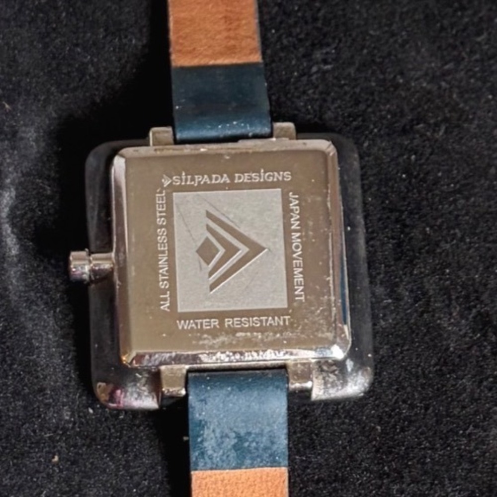 Silpada Designs Square Face Watch Stainless DO NOT BUY - Picture 4 of 11